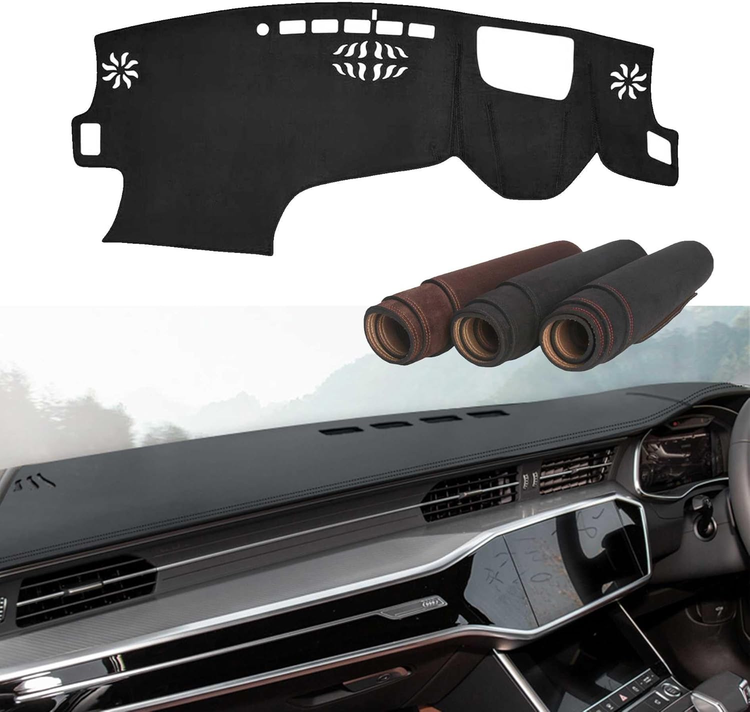 タカセ　ダッシュボードマット スエード素材ダッシュボードマット レクサス NX NX250 NX350h NX450+