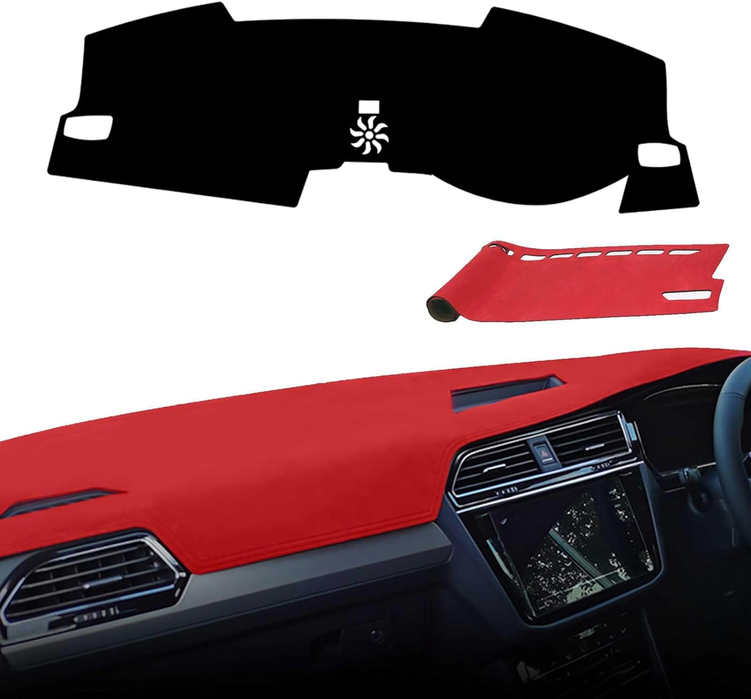 スエード素材ダッシュボードマット ホンダシビック11代 FL型 FL1 FL4