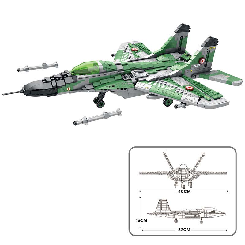 航空機F-14トムキャット戦闘機ビルディングセット、1600粒子 航空機F-14トムキャット戦闘機ビルディングセット、1600粒子