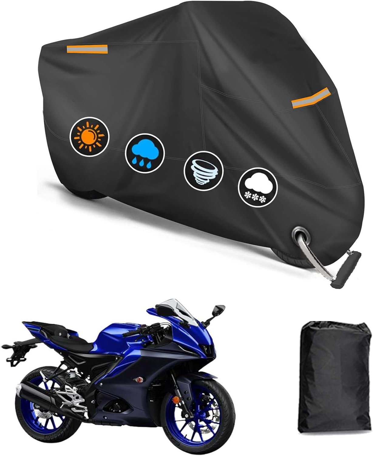 バイクカバー ヤマハ YZF-R25 YZF-R125 専用 バイクボディーカバー 3