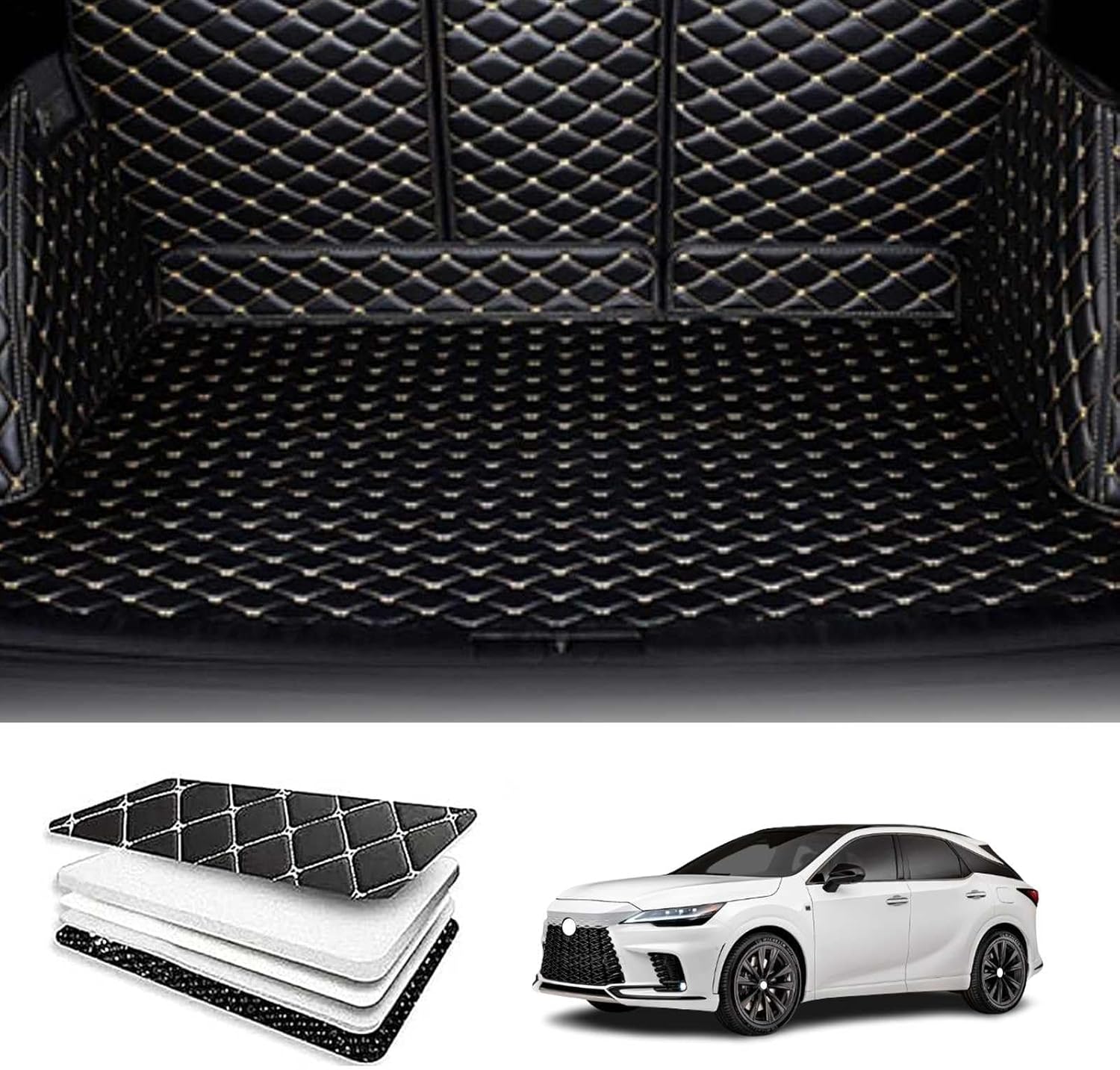 LEXUS LS500ガソリン車用純正ラゲージマットレクサスLSトランクマット