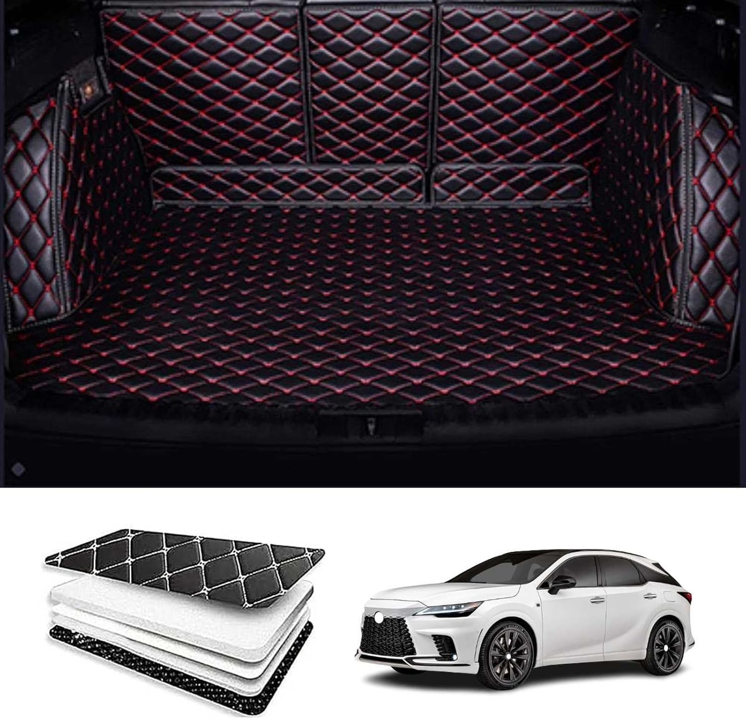 車のトランクマット 新型レクサス RX RX350 RX450h+ RX500h 5代目 5人