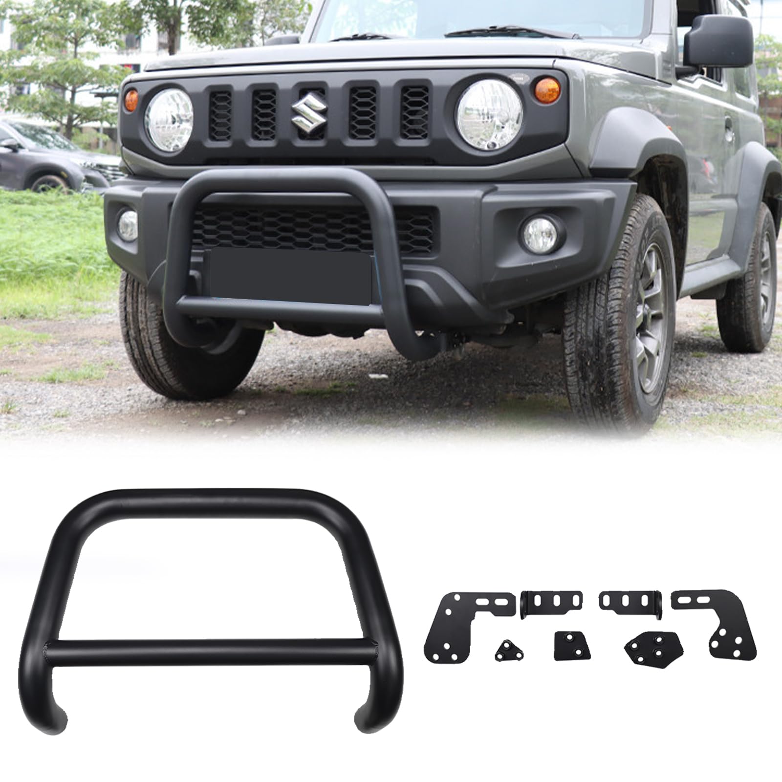 新型スズキジムニー フロントバンパーガード JB64 ジムニーシエラJB74
