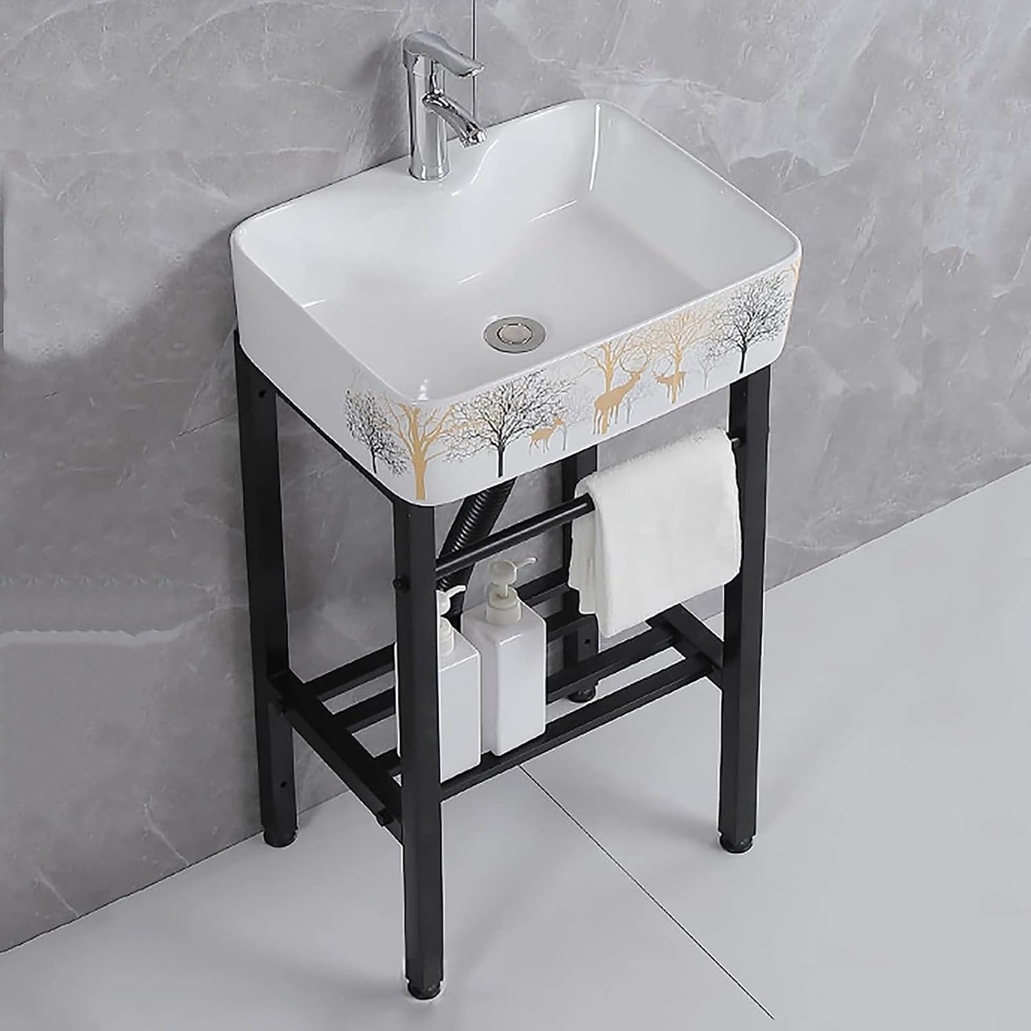 流し台 ガーデンシンク 高さ83CM 多機能の流し台 屋外 キッチンシンク