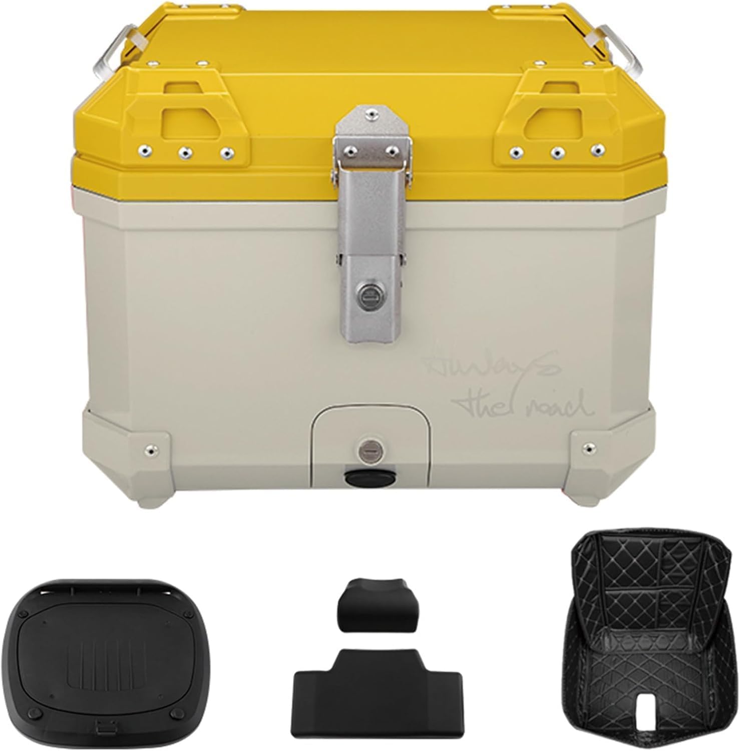 中古　リアボックス バイク用 45LABS バイクリアボックス 45L 鍵付き ブラック バイク リアボックス