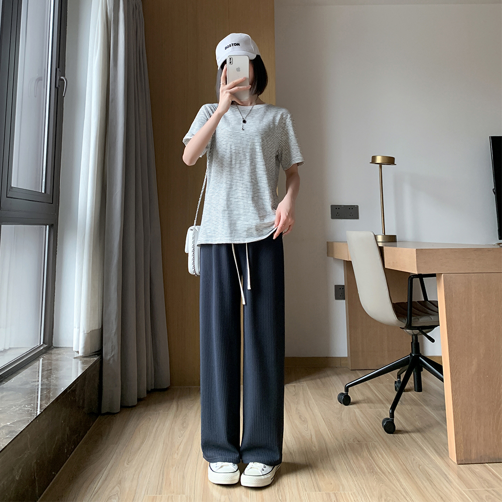 シリアルシール付-【35％OFFクー•ポン配布中】さらっとタイプ登場！春 夏 ワイドパンツ 涼しい さらてろ 選べるバリエーション コーデュロイ  ワイドレッグパンツ カジュアル S 普通丈・レオパード