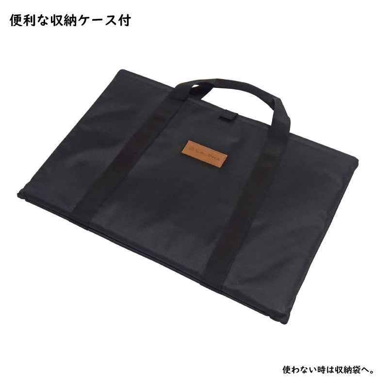 LALPHA ラルファ ウッドサイドテーブル 竹 木製 小型 ミニ サイド テーブル 机 簡単組立 折りたたみ コンパクト 屋内 屋外 スワロー工業 TA-100の画像