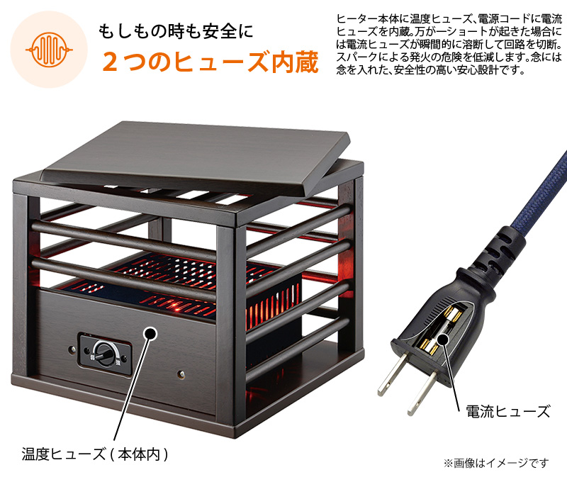 メトロ電気工業 1人用こたつ MPQ-102B(A) 正方形 ミニこたつ 天板