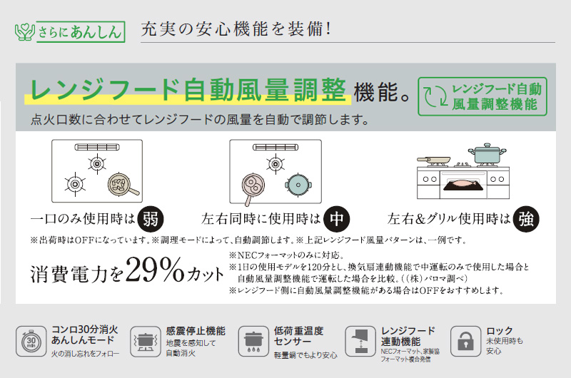 パロマ ビルトインコンロ フェイシスグランド 北欧デザイン 受注生産 60cm ノルディックウォルナット PD-893WT-U60GW2 クリアガラストップ 3口コンロ 両面焼の画像