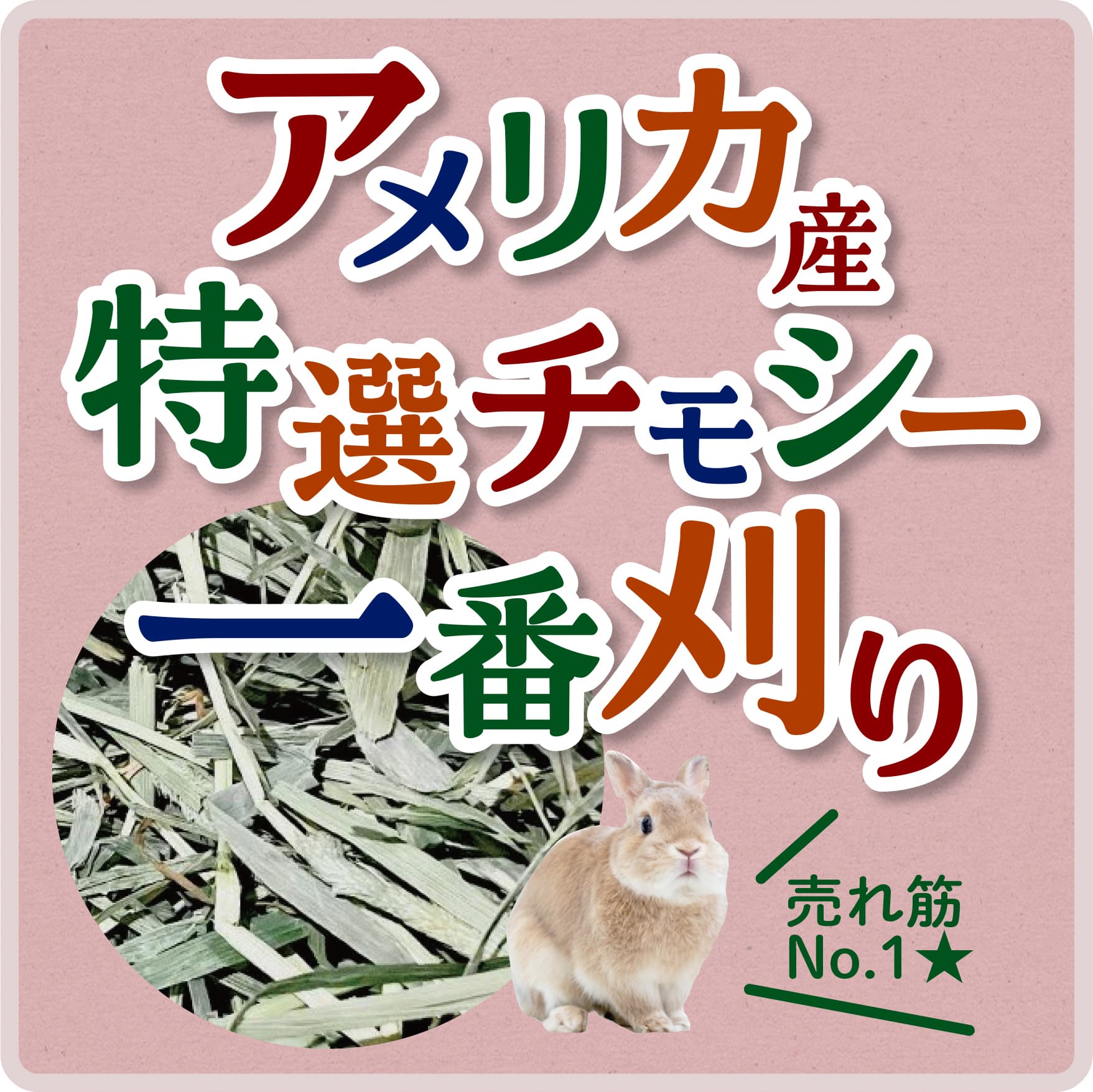 楽天市場】うさぎファンクラブ やわらか牧草800g×3個セット