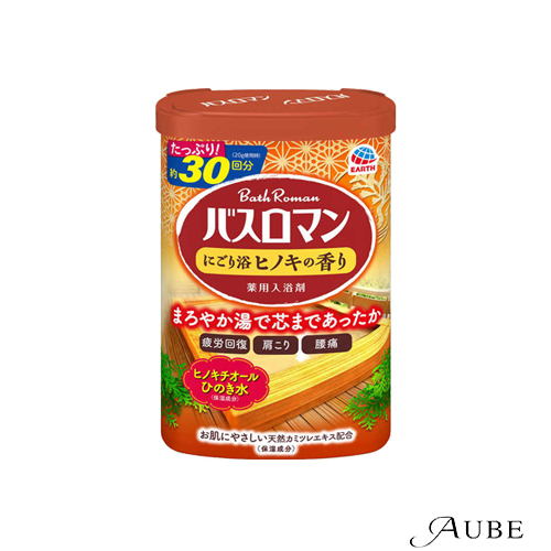 バスロマン アース製薬 薬用入浴剤 にごり浴 600g【ドラッグストア
