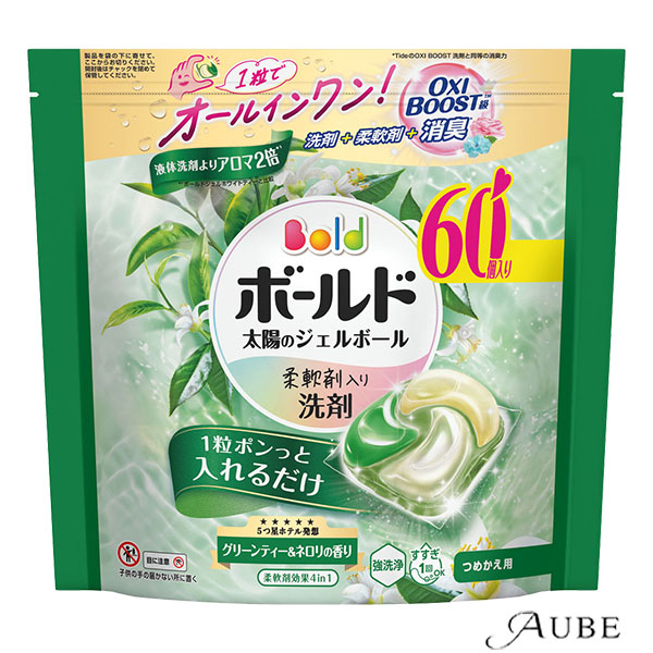 ボールド P&G ジェルボール 4D つめかえ ジャンボ 60個入【宅急便対応