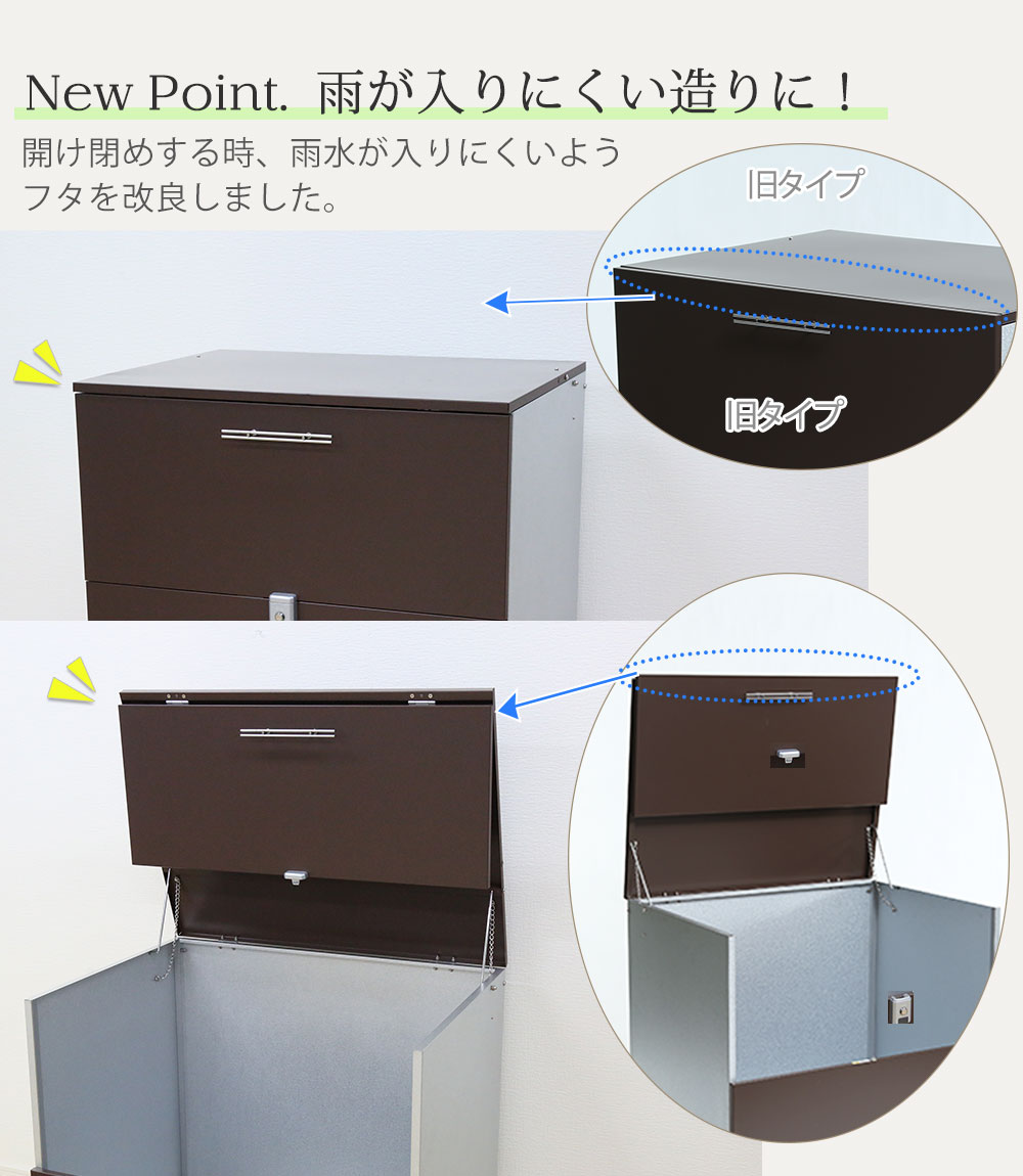 オリジナル　鍵付き ガルバ使用保管庫 幅80cm 奥行60cm 高さ80cm_4