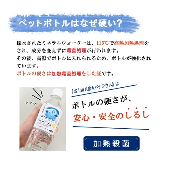 富士山天然水バナジウム150 500ml 24本セット 清涼水 自然の