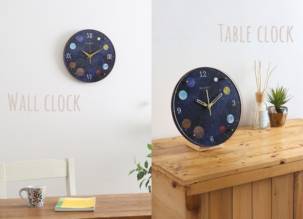 『掛け時計用スタンド』は高級感を出すコンポート型