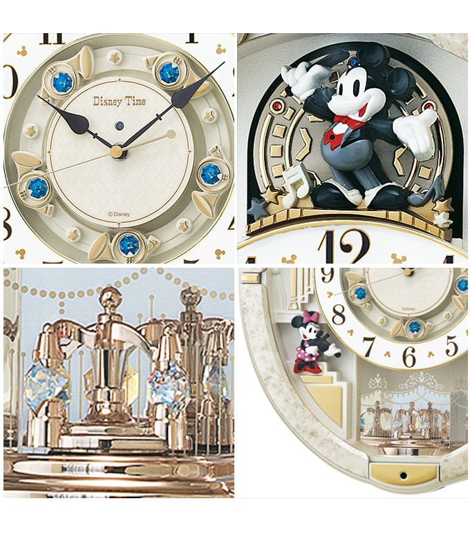 電波時計 セイコー ディズニー 壁掛け時計 壁掛時計 からくり時計 掛け時計 送料無料