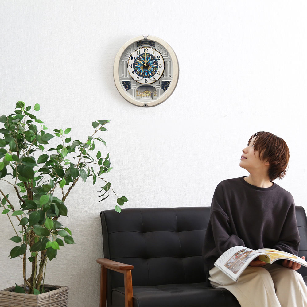 からくり時計 掛け時計 SEIKO セイコー 時計 からくり掛け時計