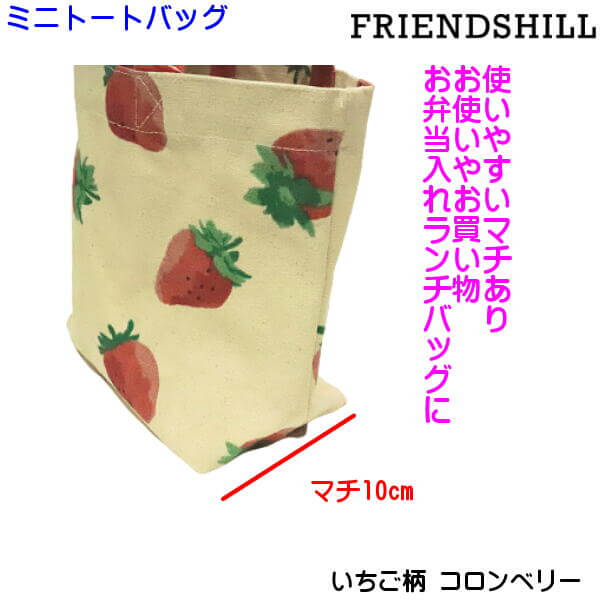 ファスナー付き♡ミニトートバッグ - カーリーコレクション