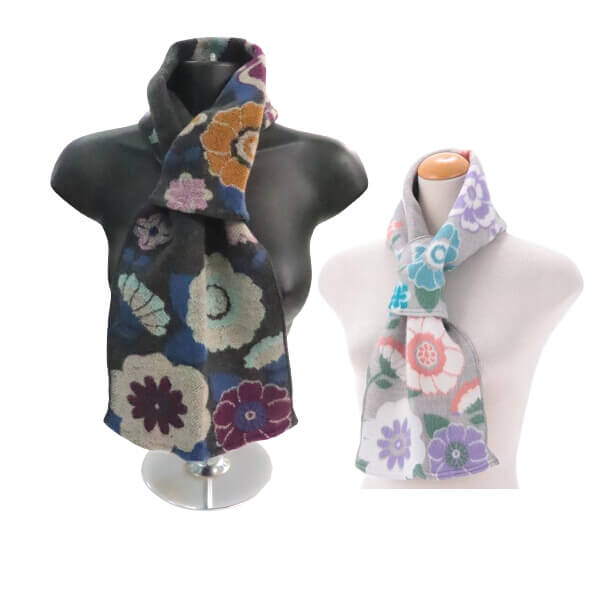 プチマフラー フランス製 ミニ ストール 冬物 暖か素材 お洒落で