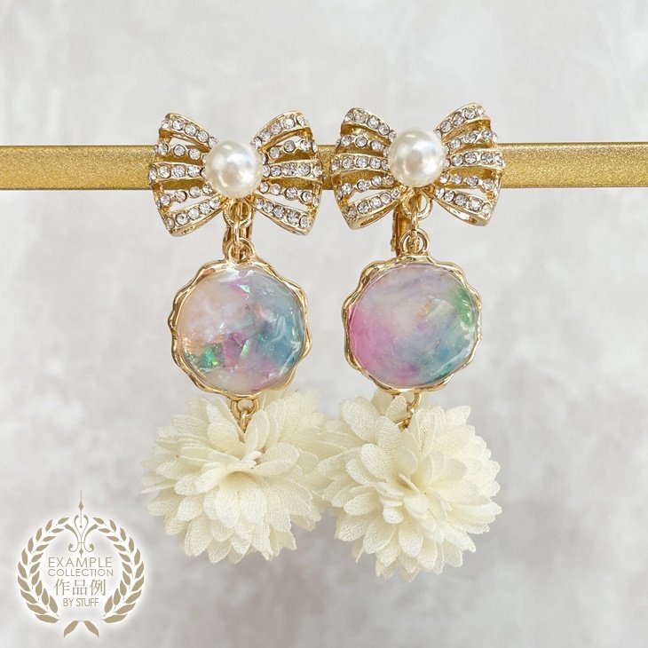 貼り付けパーツ フラワー ダリア オフホワイト 24mm 2個 2ヶ 花 お花 貼りつけ 貼付け カラフルパーツ フェイクフラワー 約2.4cm  :ap011114:紗や工房 Yahoo!店 - 通販 - Yahoo!ショッピング