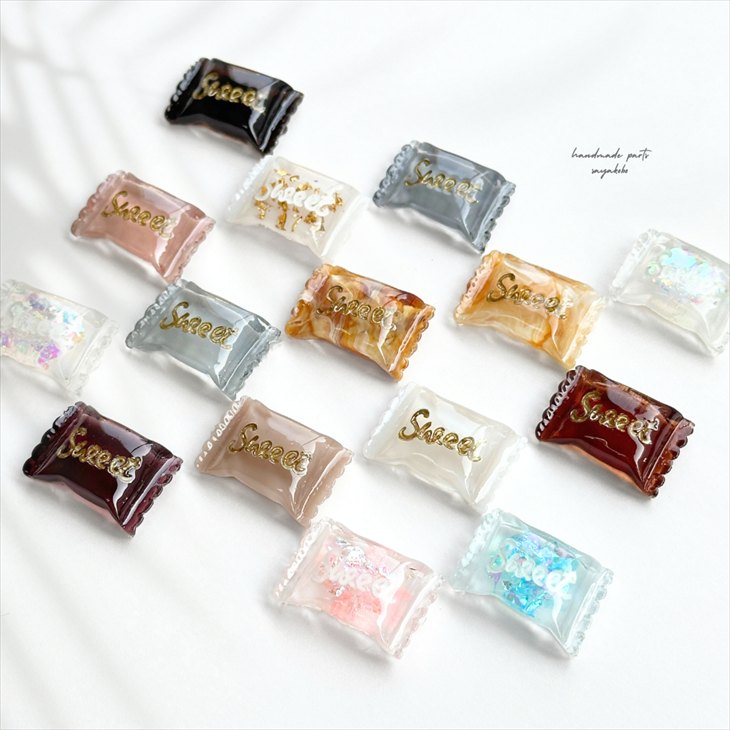 シリコンモールド キャンディ お菓子 アクセサリー パーツ 袋入り