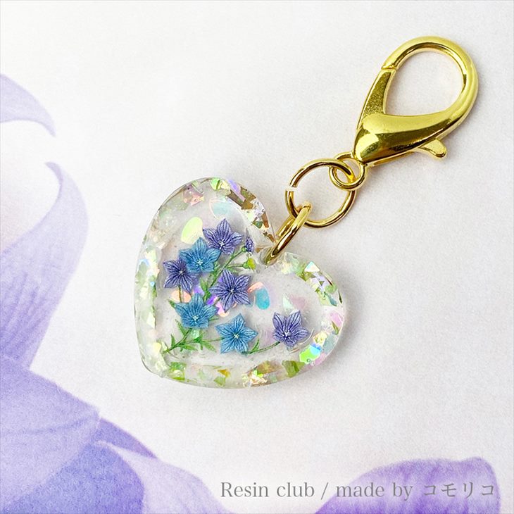 Resin club(レジンクラブ) 埋め込みレジンシール 桔梗