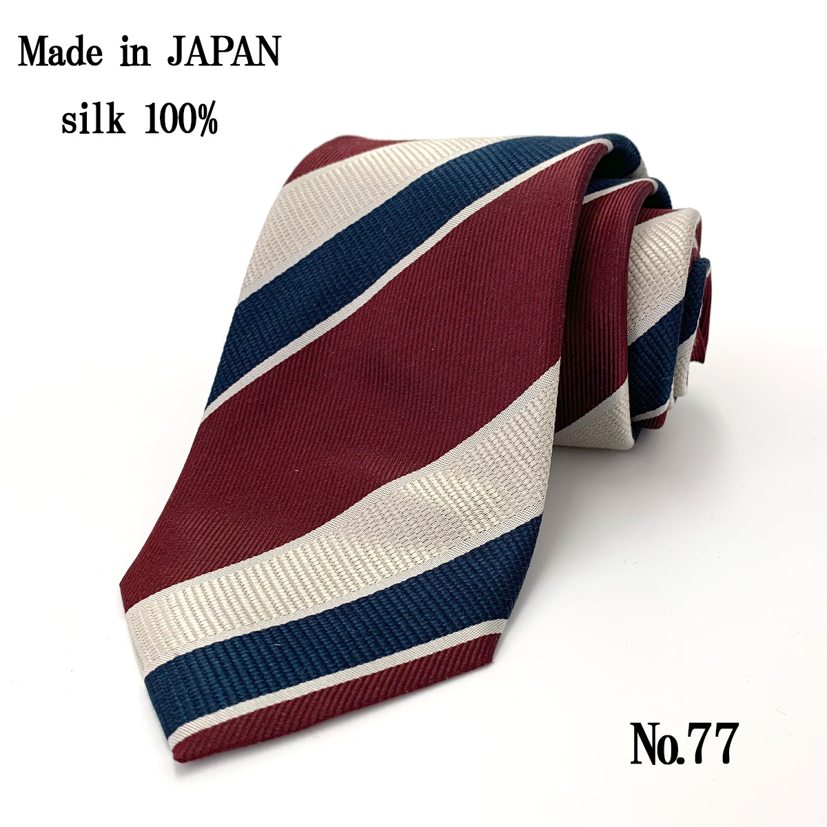 Y-selection HAND MADE ネクタイ 日本製 シルク100% ネクタイ 日本製 シルク100% おしゃれ 無地 繻子織 綾織 メンズ
