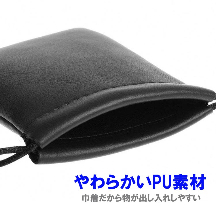 PUレザー Airpods用ポーチ イヤホン収納袋 イヤホンポーチ