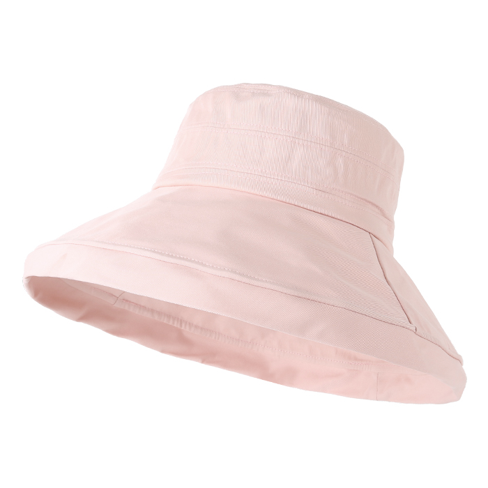 帽子 レディース 春夏 UV 折りたたみ つば広 紫外線99％以上カット リバーシブルバケットハット あご紐 風で飛ばない ハット 日よけ 通気性