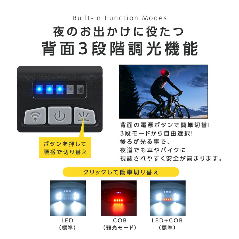 ヘッドライト 充電式 led 軽量 長時間 前後ライト付き 感知センサー機能 7段階調光 COB ledヘッドライト 防水 釣り アウトドア 登山  作業灯 充電式ヘッドライト