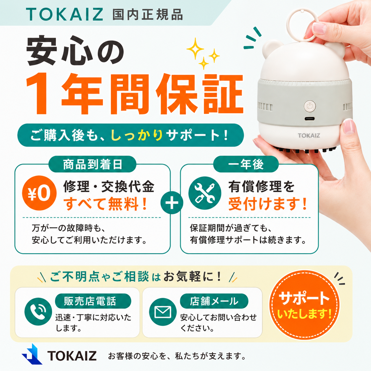本体の状態表示