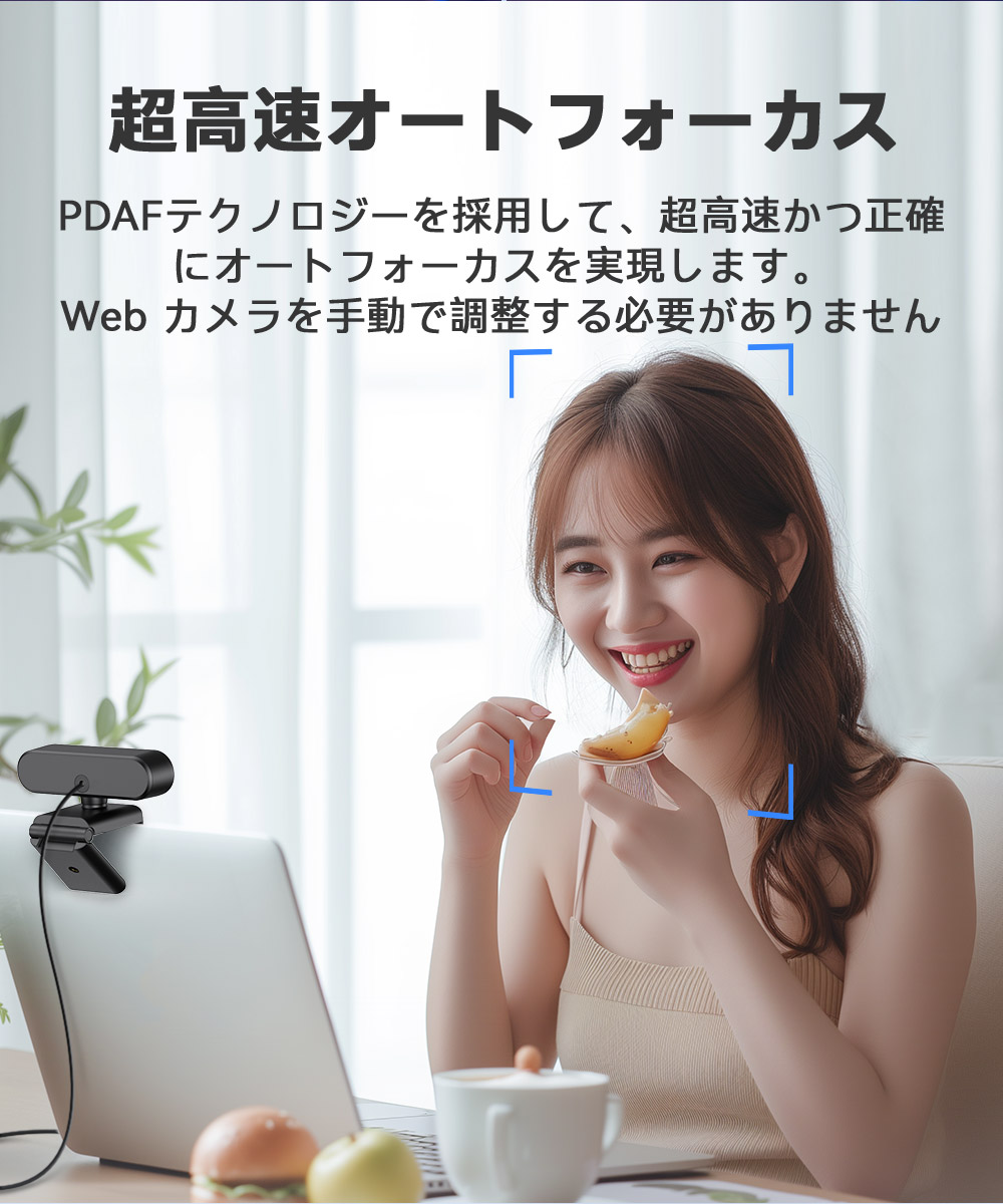 ウェブカメラ webカメラ 4K 800万画質 高画質 マイク内蔵
