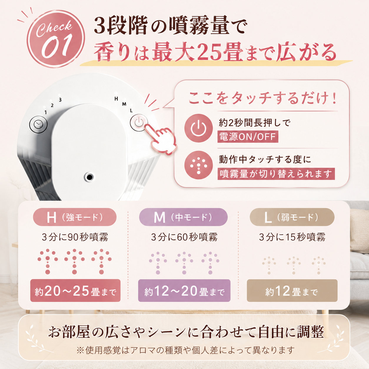 TOKAIZ TAD-005 コードレス水なしアロマディフューザー