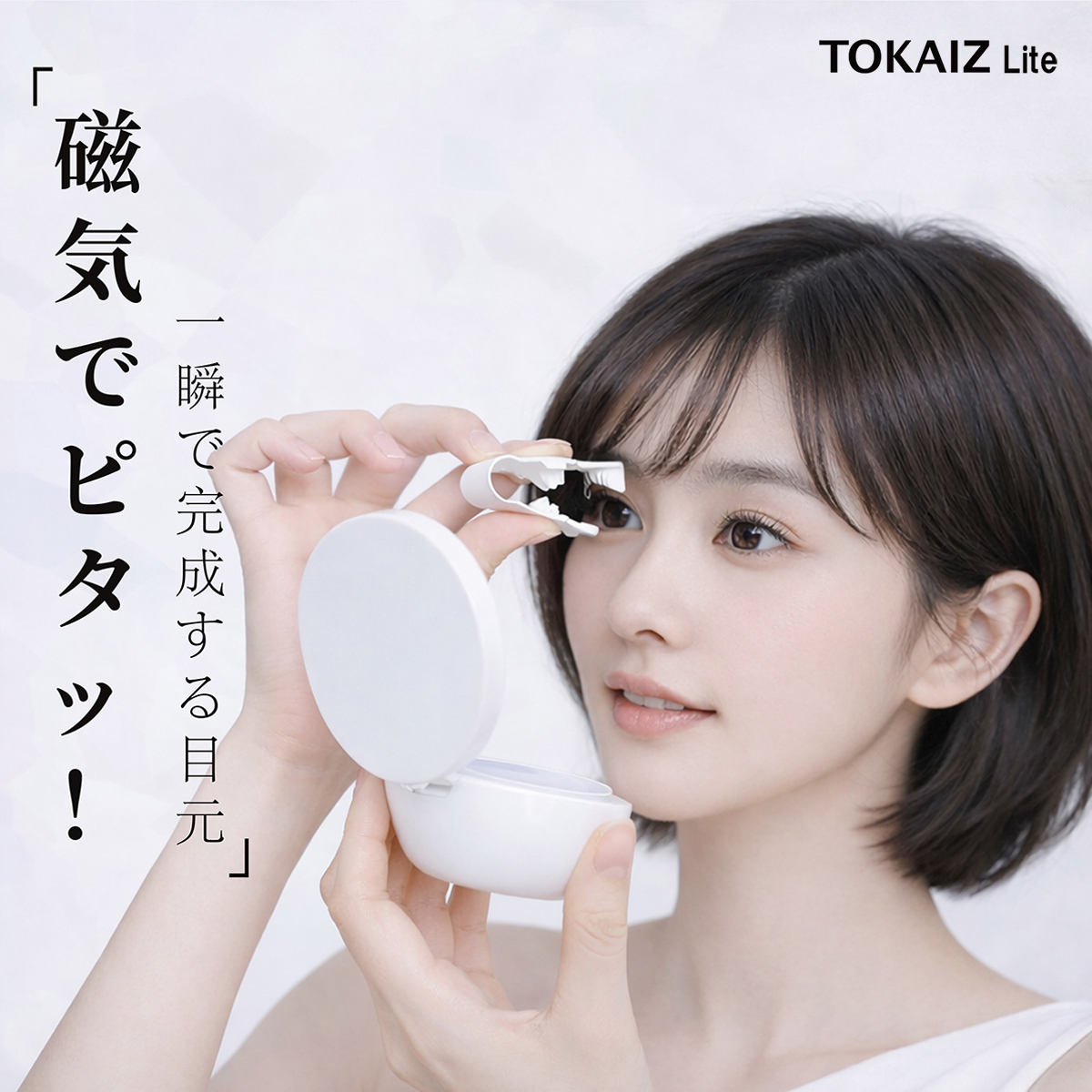 マグネットつけまつげ 磁石まつげ 一体型 TOKAIZ Lite LFE-M01