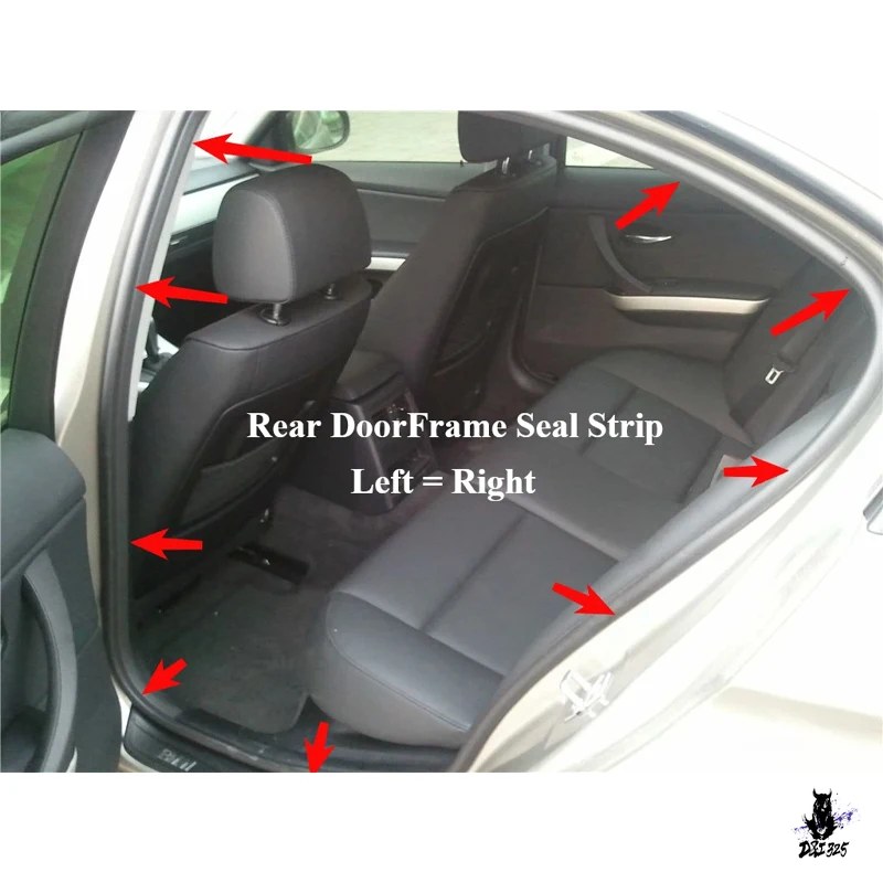 互換品 BMW F30/F35/F80 ツーリング用 ドアウェザーストリップシール