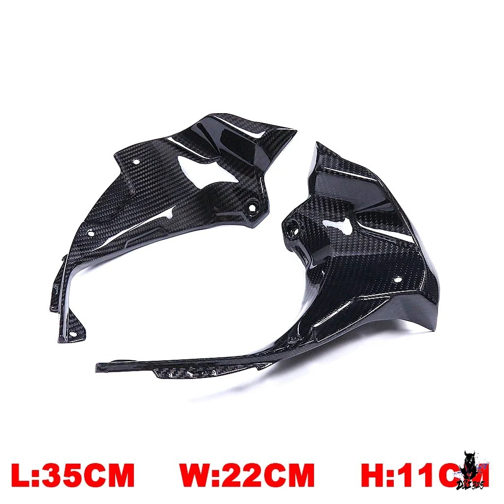 互換品 カワサキ ZX6R 636 2019-2025 用 カーボン柄 フロントダッシュ