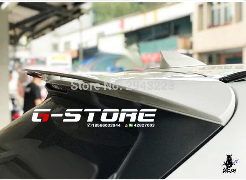 互換品 マツダCX-5用リアルーフスポイラー 2017-2018 ABS未塗装