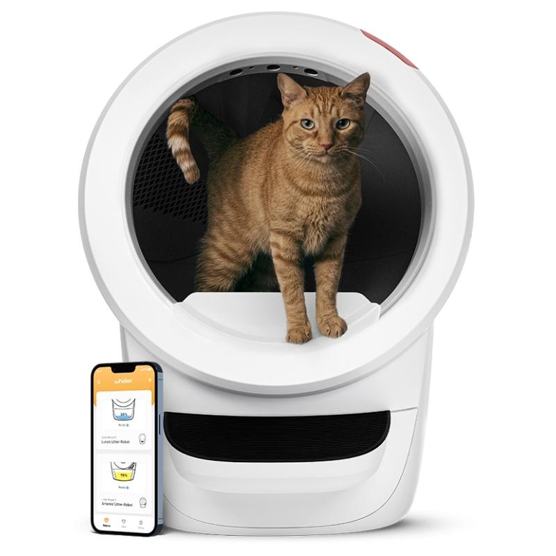 猫 トイレ 自動 最新機種 Litter-Robot4 アメリカ製 大型 システム 猫用 自動猫トイレ 猫自動トイレ 大型猫用トイレ 多頭飼い  オープンエアー