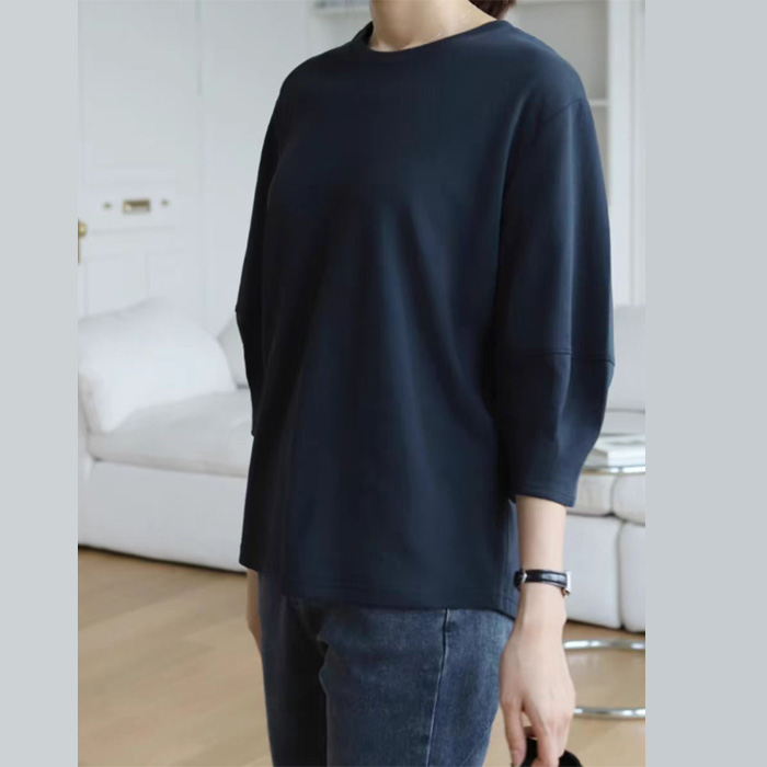tシャツ レディース 5分袖 コットン 着痩せ 半袖tシャツ ビッグt