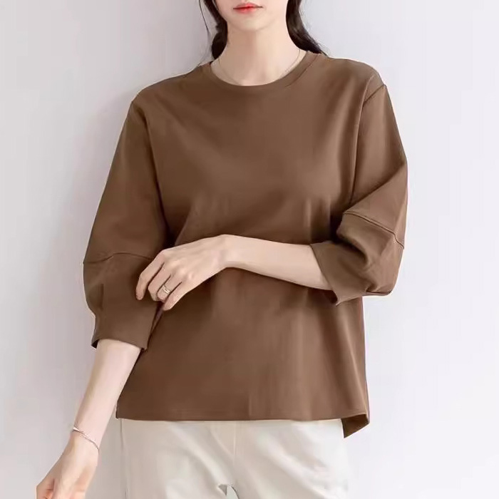 Tシャツ レディース 五分袖 トップス 丸首 スリット シンプル ゆったり カジュアル 春 夏 体型カバー 着回し UVカット 夏服 着痩せ 女性 前後差 涼しい 楽天市場】20％OFF！【1点2,097円！2点購入&クーポンで】tシャツ