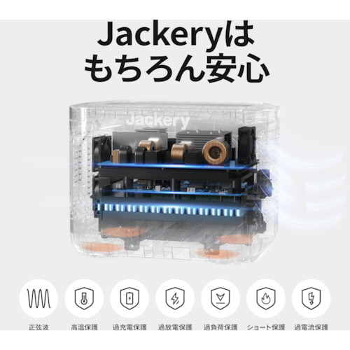 TR Jackery ジャクリ ポータブル電源 1000Pro 【456-2265