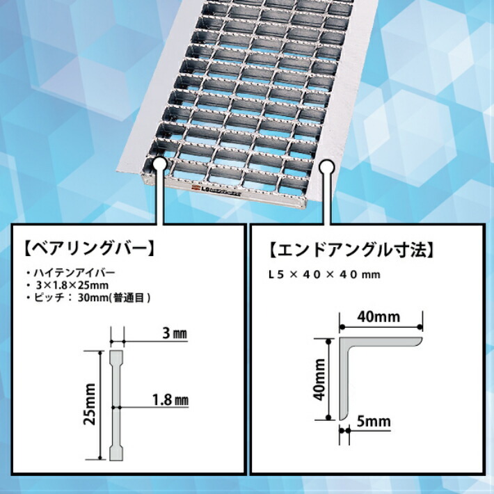 溝幅300mm U字溝用 T-2 ノンスリップ グレーチング 300mm 溝幅 U 溝幅300mm U字溝用 T-2 ノンスリップ グレーチング 300mm 溝幅 U