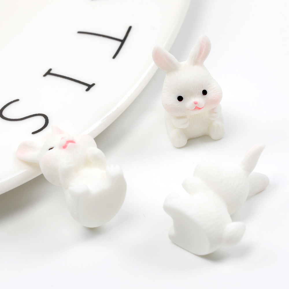 うさぎ置物 ミニチュアうさぎ インテリア小物 マスコット 玄関置き物
