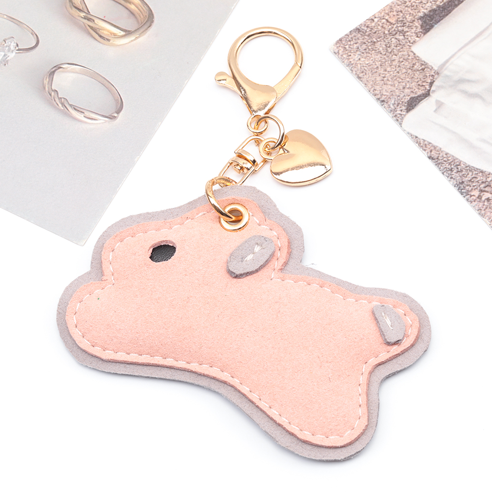 SOLD◆ハンドメイド バッグチャーム うさぎ ガラス 革タグ ビーズ バッグチャーム うさぎ型 フェイクレザー ミニハートメタルチャーム