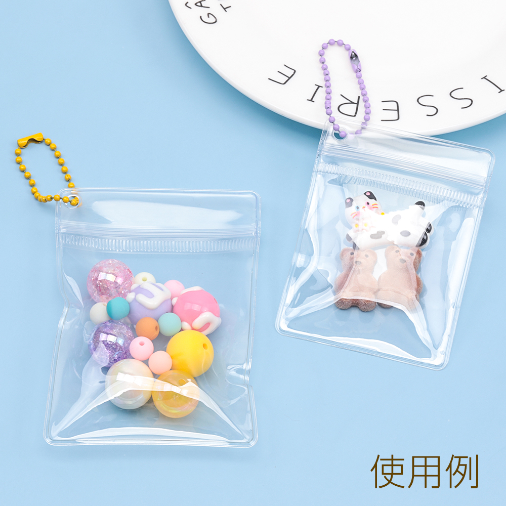 チャック付きOPP 穴あき ジッパー付き クリア ビニール袋 ラッピング