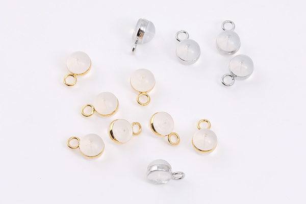 【2024】お歳暮・冬ギフト カン付き シリコンピアスキャッチ 7mm（6ヶ） ビーズアンド : アクセサリー