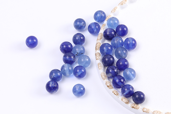 天然石ビーズ ブルーストーン 丸玉 4mm（50ヶ） : ビーズアンドパーツ