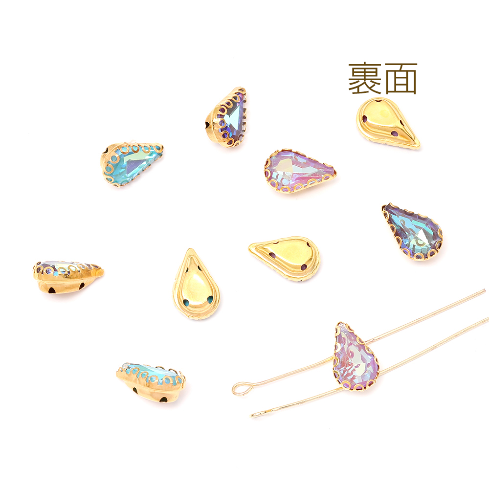 【タグ付き・未使用】ラメ　ラインストーン　ビジュー　ミッキー　ピチ　ピタ　T Amazon.co.jp: 台座付き ガラス製ラインストーン 手芸用ビジュー