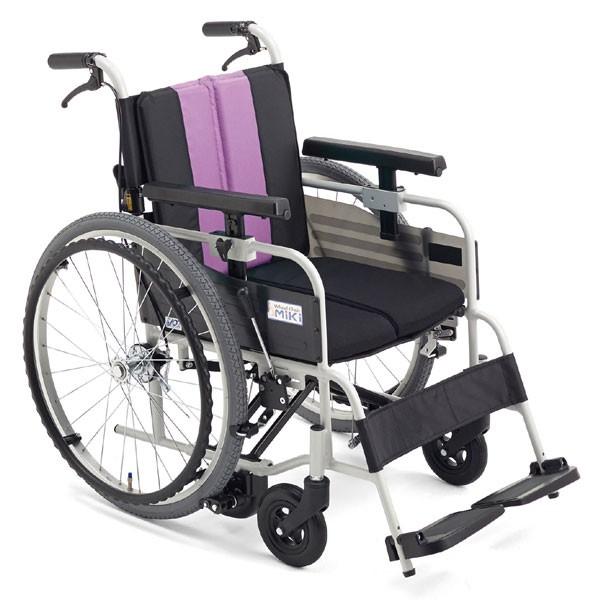 車椅子 MiKi ミキ とまっティ 自動ブレーキ 低床 MBY-41B 自走式 ヒヤリハット防止《非課税》｜yua-shop｜02
