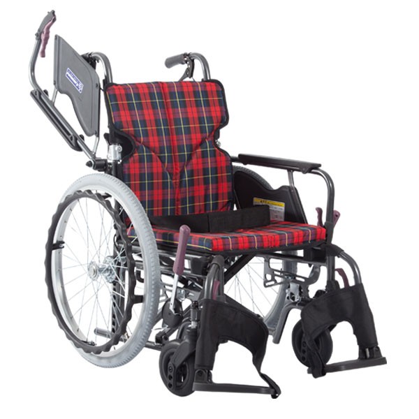車椅子 軽量 コンパクト カワムラサイクル KMD-B20-40(38/42)-LO(SL/SSL) 低床 多機能 自走式  Modern-Bstyle《非課税》
